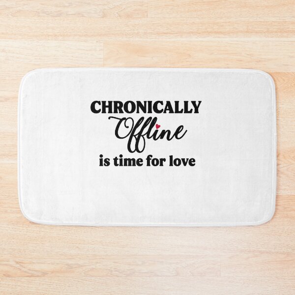 Item preview, Chronically Offline is Time for Love - Minimalist Couple designed and sold by Abibless1998.