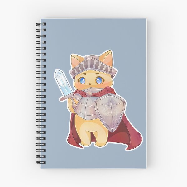 Item preview, Sir Whiskerblade – The Feline Knight | Cute Cat Knight Fantasy Illustration designed and sold by PandiaArts.