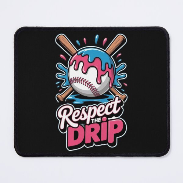 Item preview, Respect The Drip Baseball Ice Cream Drip Shirt – Funny Youth Streetwear Sports Design designed and sold by Youpiworld.