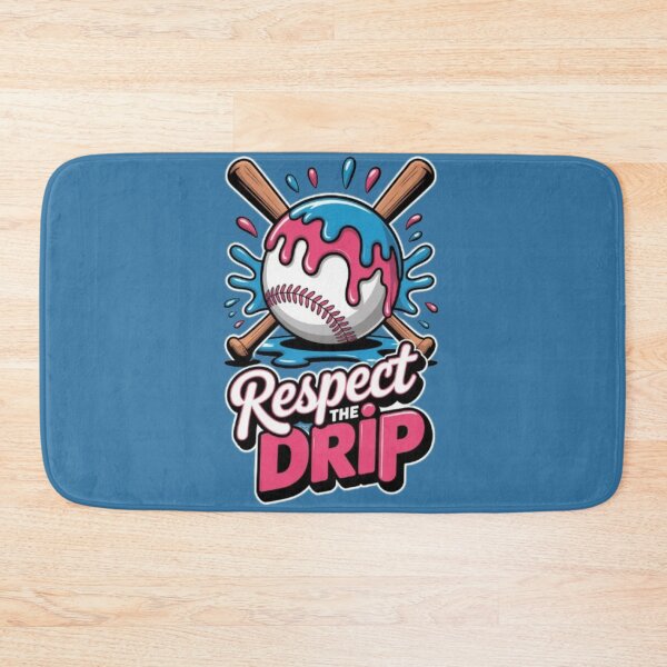 Item preview, Respect The Drip Baseball Ice Cream Drip Shirt – Funny Youth Streetwear Sports Design designed and sold by Youpiworld.