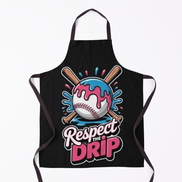 Item preview, Respect The Drip Baseball Ice Cream Drip Shirt – Funny Youth Streetwear Sports Design designed and sold by Youpiworld.