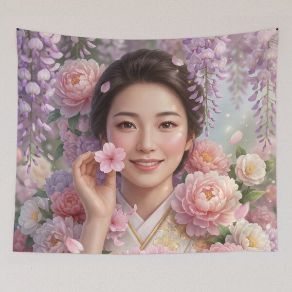 Item preview, Blossom Smile Princess Portrait | Mori no Akari Series designed and sold by Mori-no-Akari.
