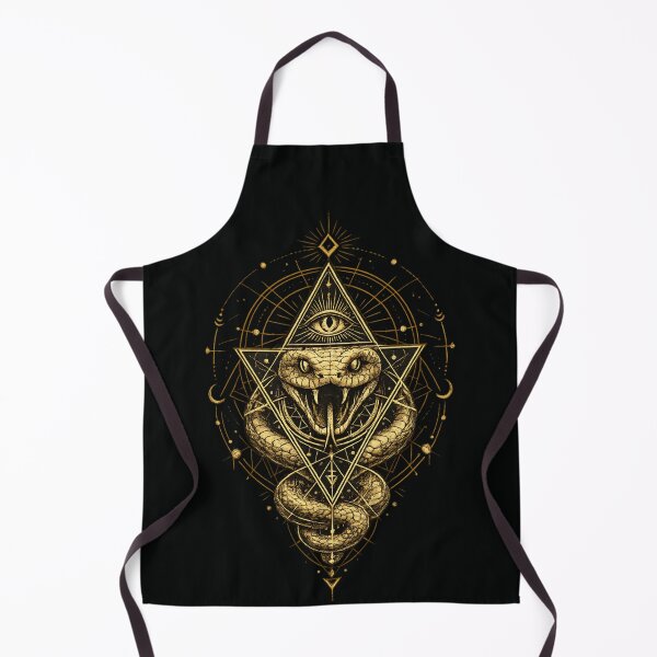 Item preview, Golden Serpent of Cosmic Insight designed and sold by SidTastic .