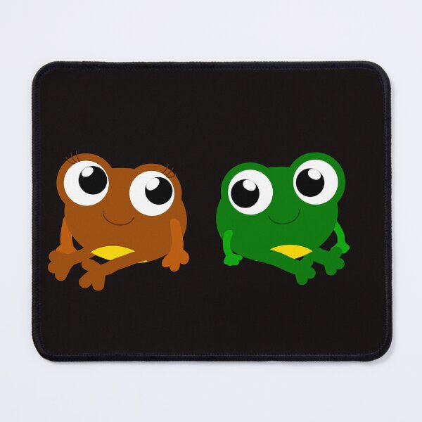 Item preview, Cute Smiling Frog Friends designed and sold by AshToons.
