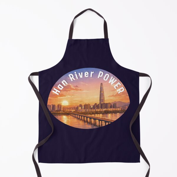 Item preview, Han River Power – Seoul Skyline bei Sonnenuntergang designed and sold by mycreastyle.