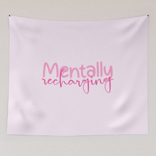 Item preview, Mentally recharging - Pink designed and sold by KimtauroDesigns.