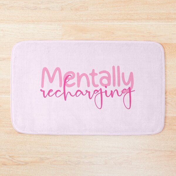 Item preview, Mentally recharging - Pink designed and sold by Tipsytaurodesigns .