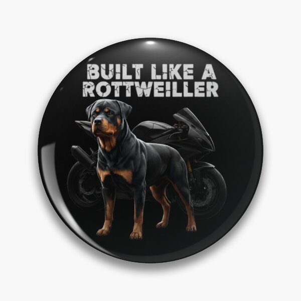 Item preview, Build Like a Rottweiler – Sport Motorcycle & Rottweiler Art designed and sold by TwoWheels-shop.