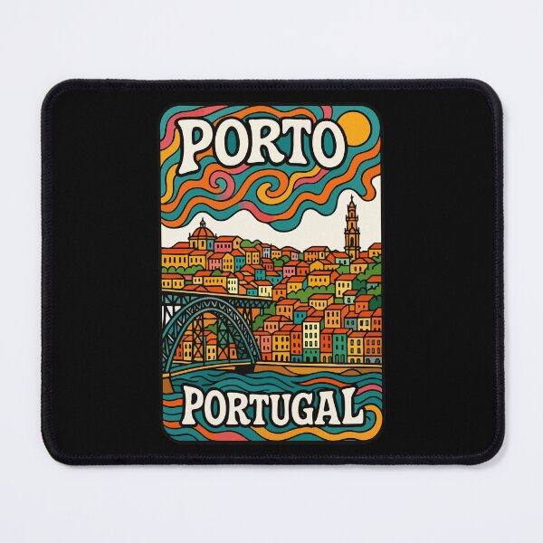 Item preview, Porto Portugal Europe Trippy Travel Art designed and sold by TomFrontierArt.