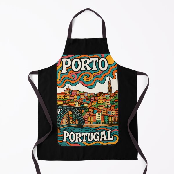 Item preview, Porto Portugal Europe Trippy Travel Art designed and sold by TomFrontierArt.