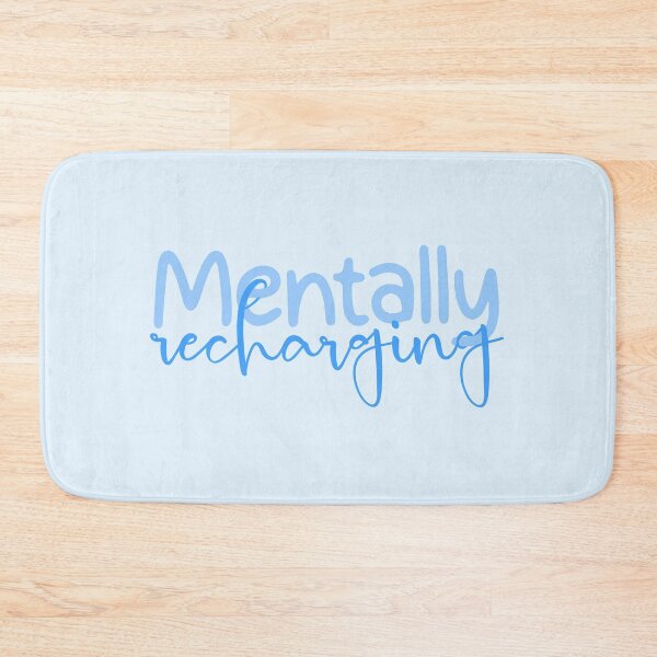 Item preview, Mentally recharging - Blue designed and sold by Tipsytaurodesigns .