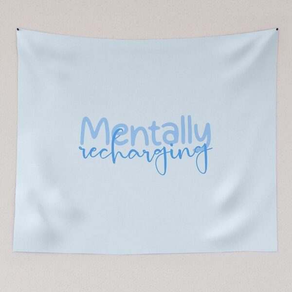 Item preview, Mentally recharging - Blue designed and sold by KimtauroDesigns.