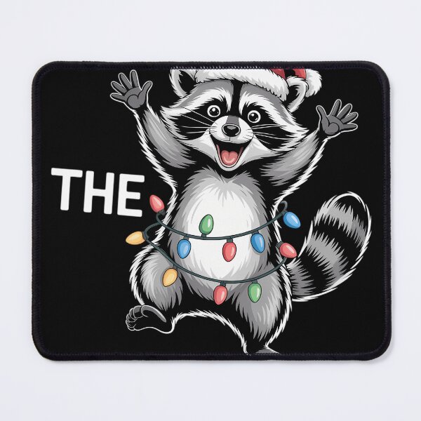 Item preview, Tism The Season Raccoon Rock Santa Hat Autism Christmas designed and sold by tiekanamac.