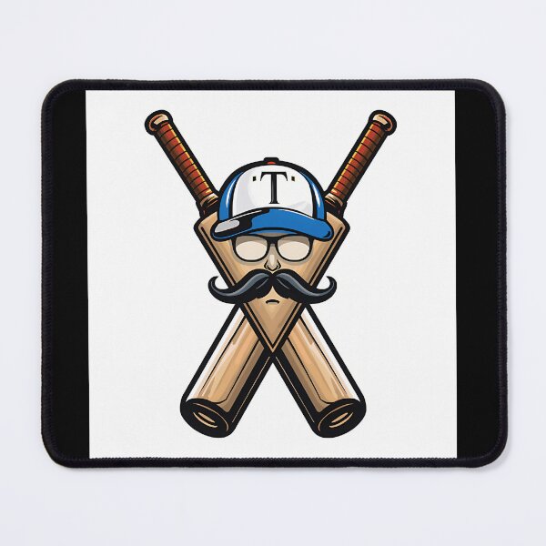 Item preview, Illustration With Crossed Bats designed and sold by Surya Puranik.