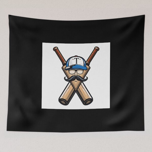 Item preview, Illustration With Crossed Bats designed and sold by Surya Puranik.