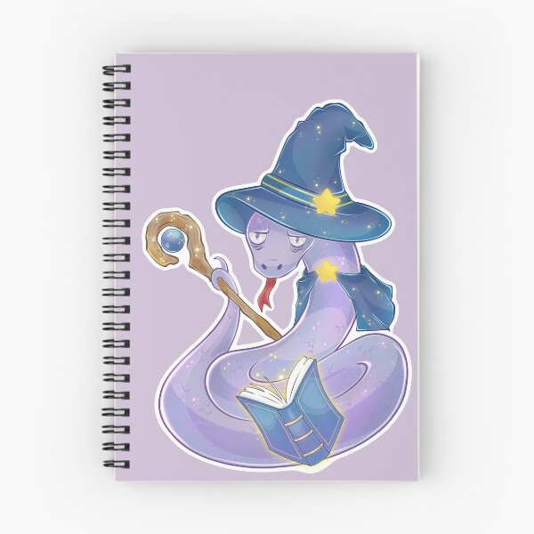 Item preview, The Archmage of the Endless Coil | Cute Snake Wizard Fantasy Illustration designed and sold by PandiaArts.