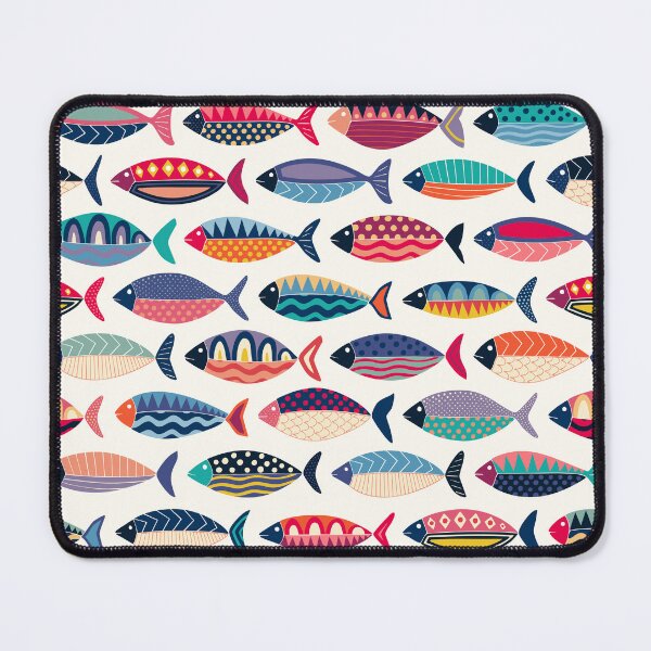 Item preview, retro fish pink designed and sold by scrummy.