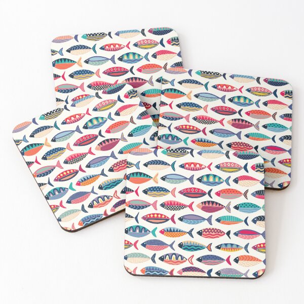 Item preview, retro fish pink designed and sold by scrummy.