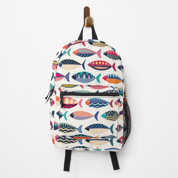 Item preview, retro fish pink designed and sold by scrummy.