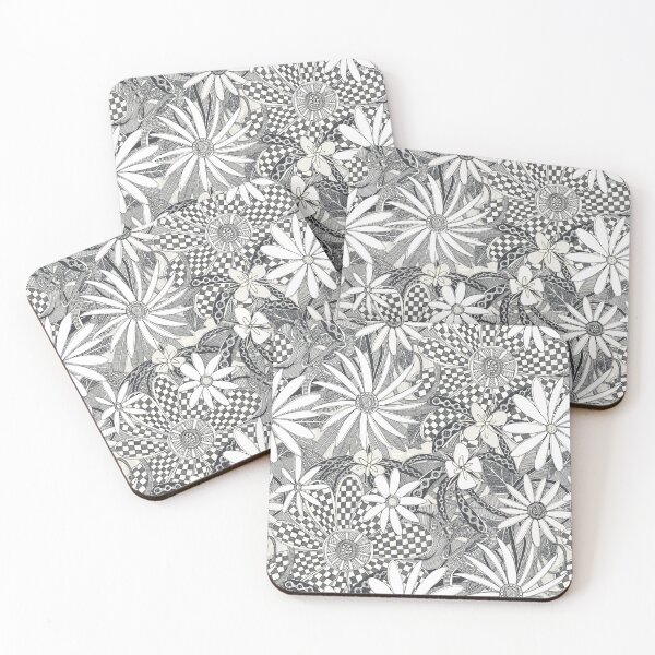 Item preview, sketchy boho floral designed and sold by scrummy.