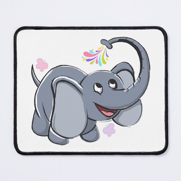 Item preview, Joyful Elephant Spray - Cute Grey Elephant with Colorful Confetti designed and sold by Love3Happy.