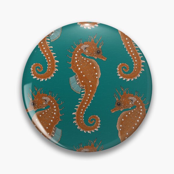 Item preview, seahorse viridian designed and sold by scrummy.