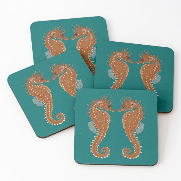Item preview, seahorse viridian designed and sold by scrummy.