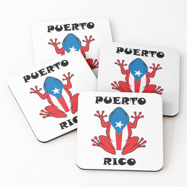 Item preview, Coquí Frog Puerto Rican Flag – National Symbol Cute Sticker designed and sold by Suzy Perez Art.