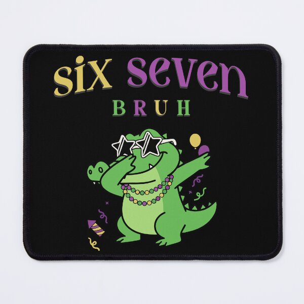 Item preview, Mardi Gras Six Seven Bruh Mardigator Funny Dabbing Alligator 6 7 Boys Kids designed and sold by UniTeeCo.
