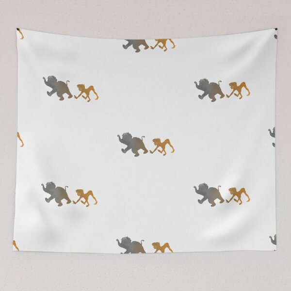 Item preview, Elephant and Boy Inspired Silhouette designed and sold by ShadowsInspired.