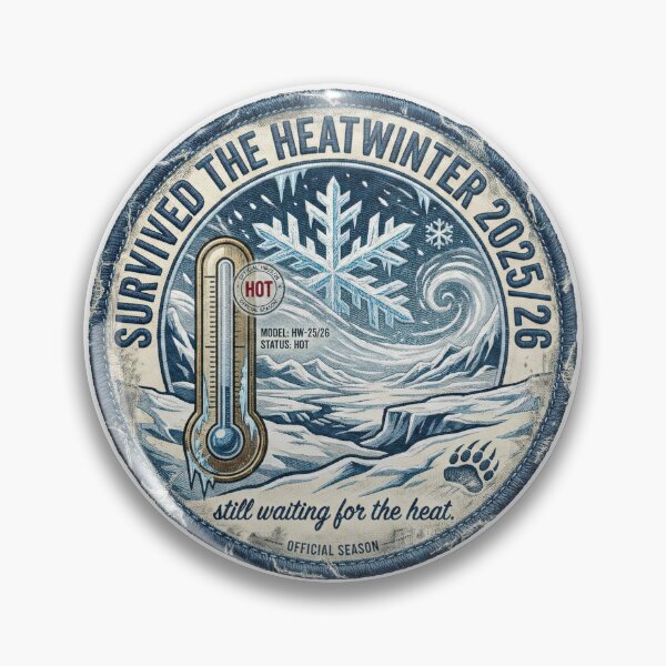 Item preview, Heatwinter 2025/26 - Official Survival Patch designed and sold by The Anti-Utopian.
