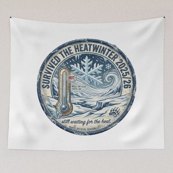 Item preview, Heatwinter 2025/26 - Official Survival Patch designed and sold by The Anti-Utopian.
