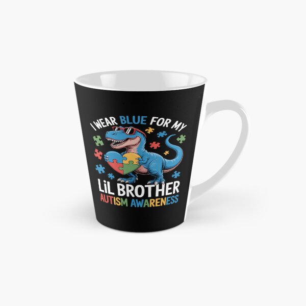 Item preview, Wear Blue For My Lil Brother Autism Awareness Dinosaur designed and sold by tiemacopaxer.