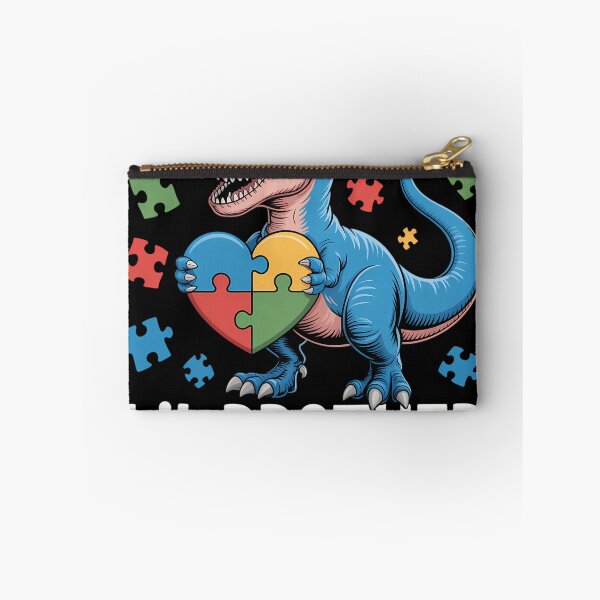 Item preview, Wear Blue For My Lil Brother Autism Awareness Dinosaur designed and sold by tiemacopaxer.