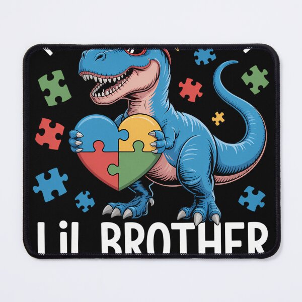Item preview, Wear Blue For My Lil Brother Autism Awareness Dinosaur designed and sold by tiemacopaxer.