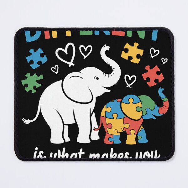 Item preview, What Makes You Different Autism Child Elephant Mom Awareness designed and sold by tiemacopaxer.