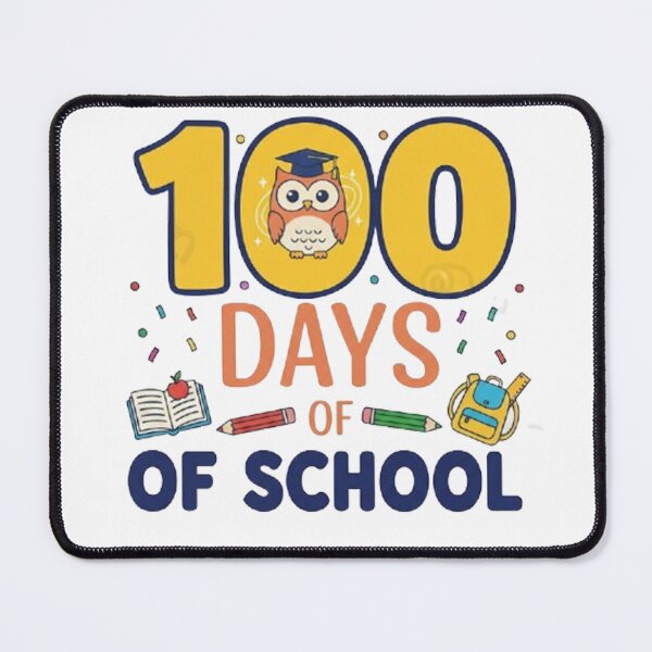 Item preview, 100 Days Smarter Owl - Retro Wise 100th Day of School Teacher & Student designed and sold by StillDow.