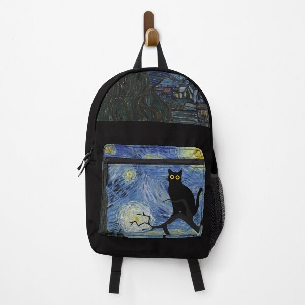 Item preview, cat with starry night designed and sold by PurrfectHome.