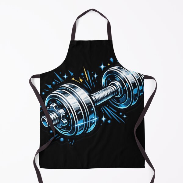 Item preview, Futuristic Dumbbell Illustration – Gym Motivation Art designed and sold by DrizzyV.