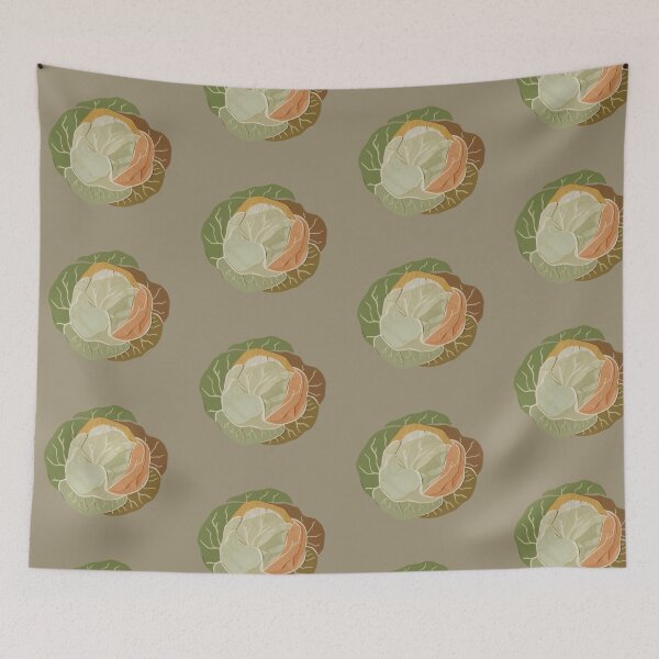 Item preview, minimalist abstract cabbage artwork designed and sold by allkindsofk.