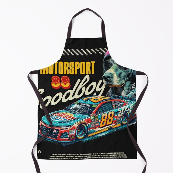 Item preview, Sparky Motorsport 88 – Goodboy Racing Dog  designed and sold by squirrel and hat.