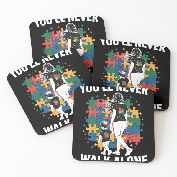 Item preview, You_ll Never Walk Alone Autism Mom designed and sold by tiemacopaxer.