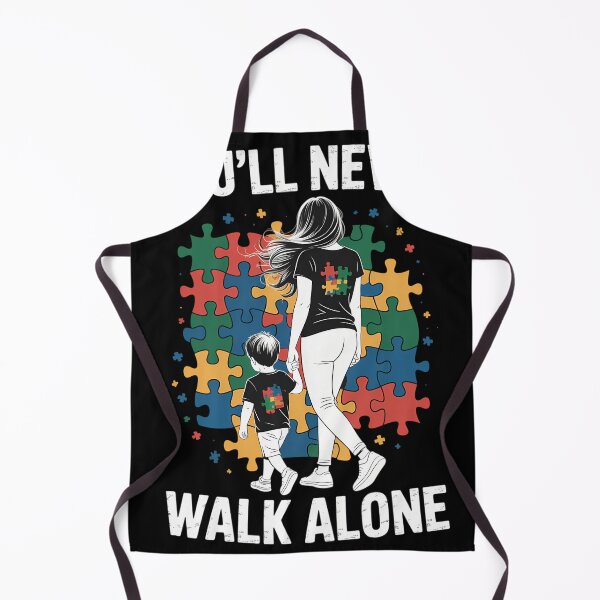 Item preview, You_ll Never Walk Alone Autism Mom designed and sold by tiemacopaxer.