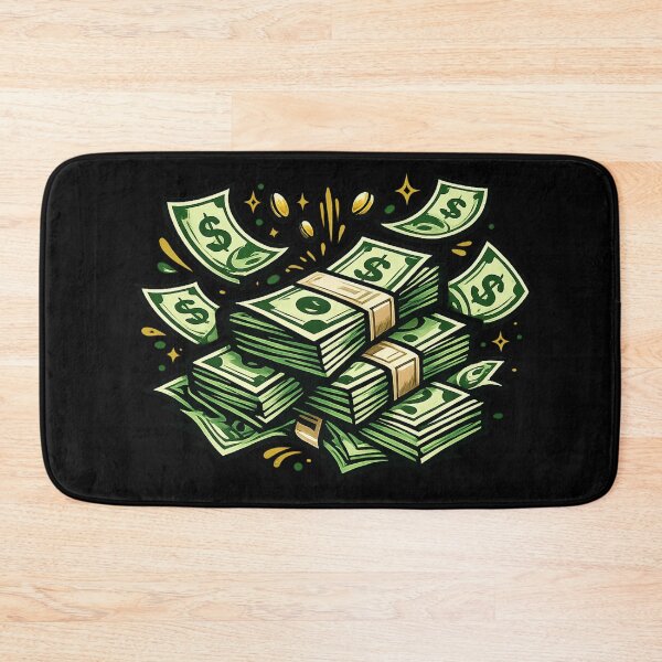 Item preview, Money Stack Illustration – Cash Wealth Sticker Design designed and sold by DrizzyV.