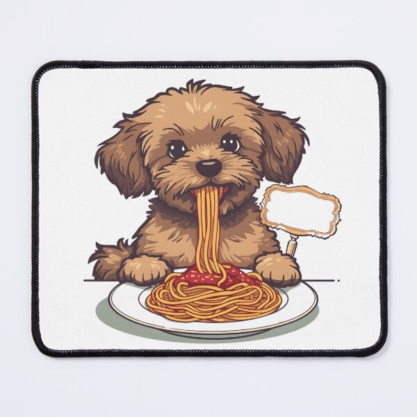 Item preview, More Spaghetti Less Upsetti and blank dog name tag designed and sold by OscarArtistry.