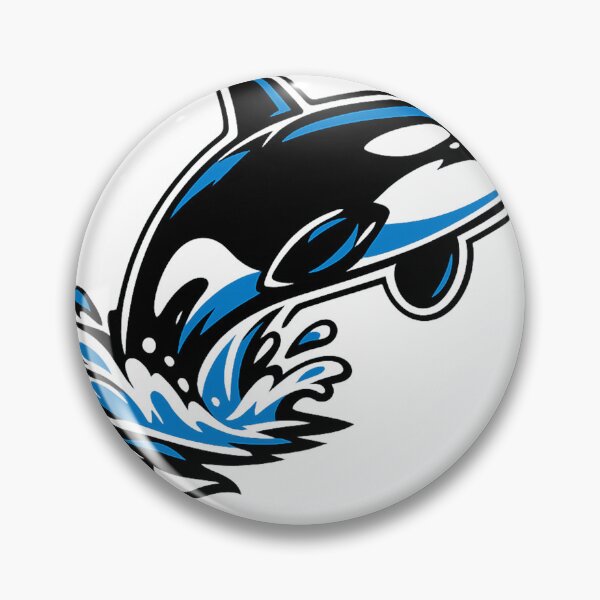 Item preview, Minimal Orca Whale – Dark Ocean Wildlife Illustration designed and sold by DrizzyV.