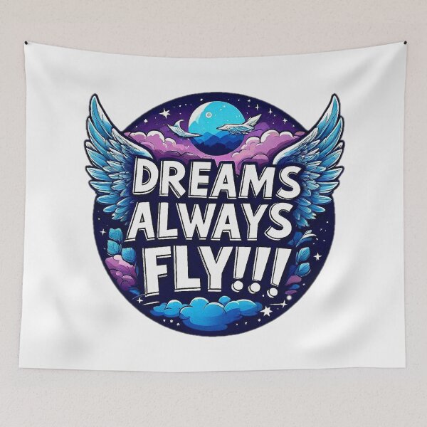 Item preview, DREAMS ALWAYS FLY!!! Space Edition. designed and sold by Giulivo Store Graphic.