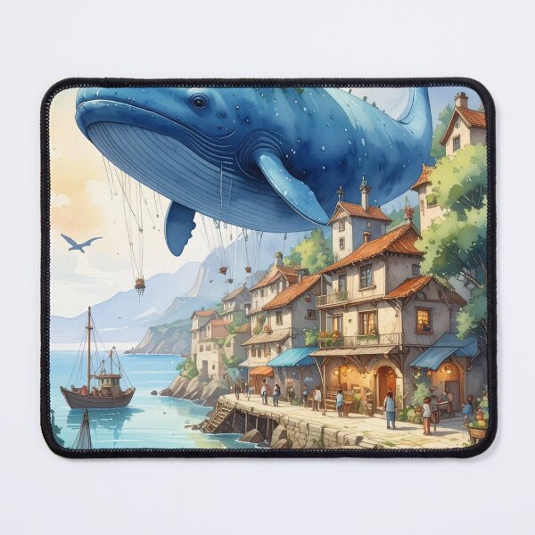 Item preview, Flying Whale designed and sold by mcraft studio.