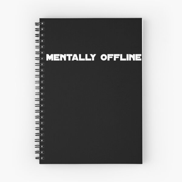 Item preview, Mentally Offline – Introvert Humor Minimal Text Apparel designed and sold by EverStrive.