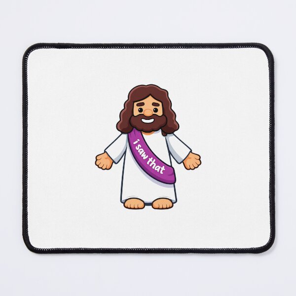 Item preview, Jesus I Saw That Meme Mini Little Jesus Figure designed and sold by gillys.